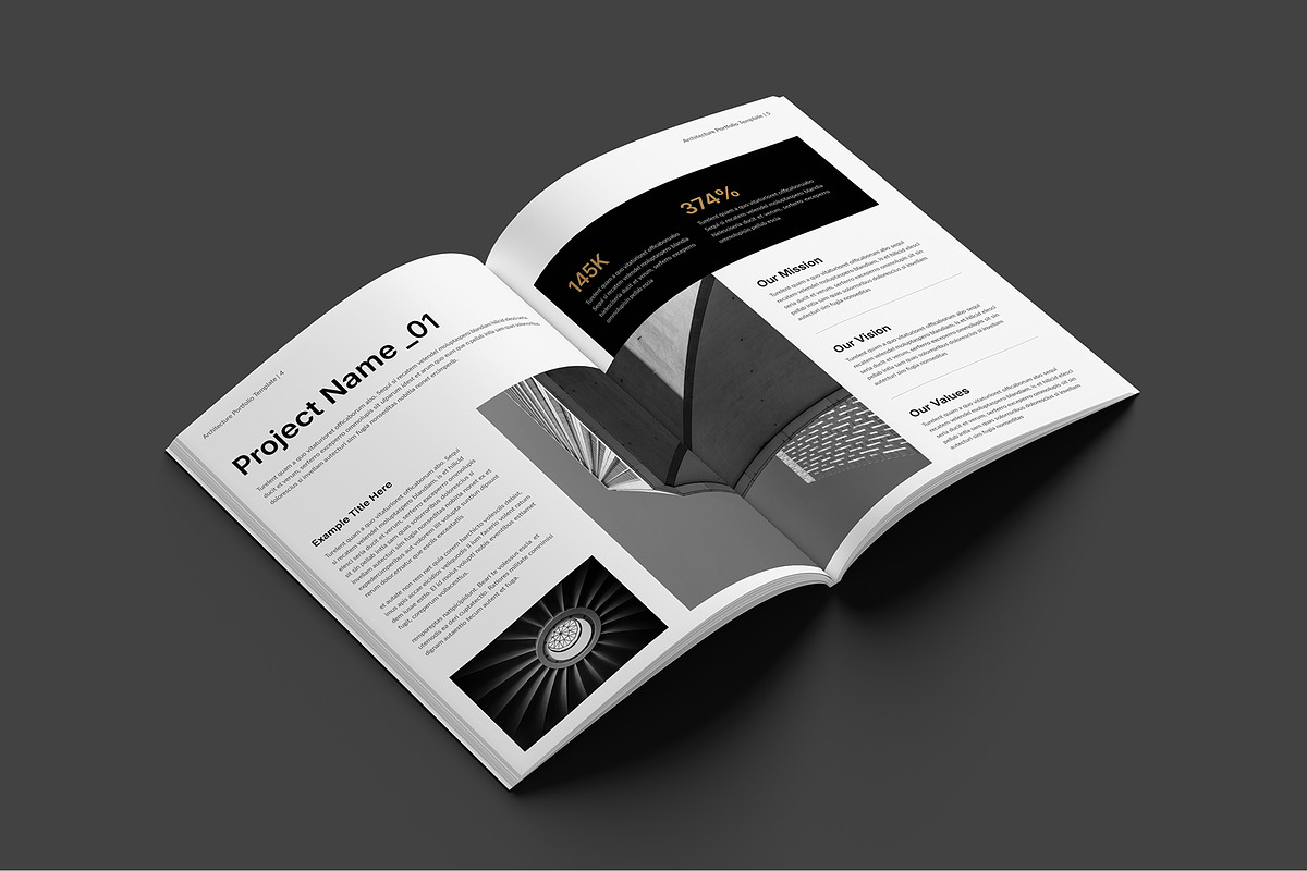 Architecture Portfolio Template, a Brochure Template by Cleffon_Graphic_Studio (Photo 3 of 9)