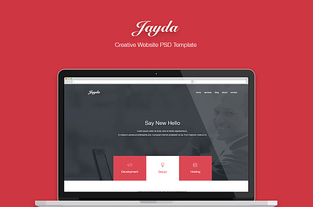JAYDA - Creative One Page Template
