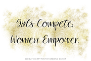 FLASH SALE! Socialite Script Font, a Script Font by Graceful Market (Thumbnail 3 of 3)