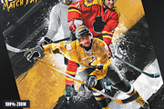 3 Hockey Flyer Bundle Vol 1, a Flyer Template by Tarommir (Thumbnail 5 of 7)
