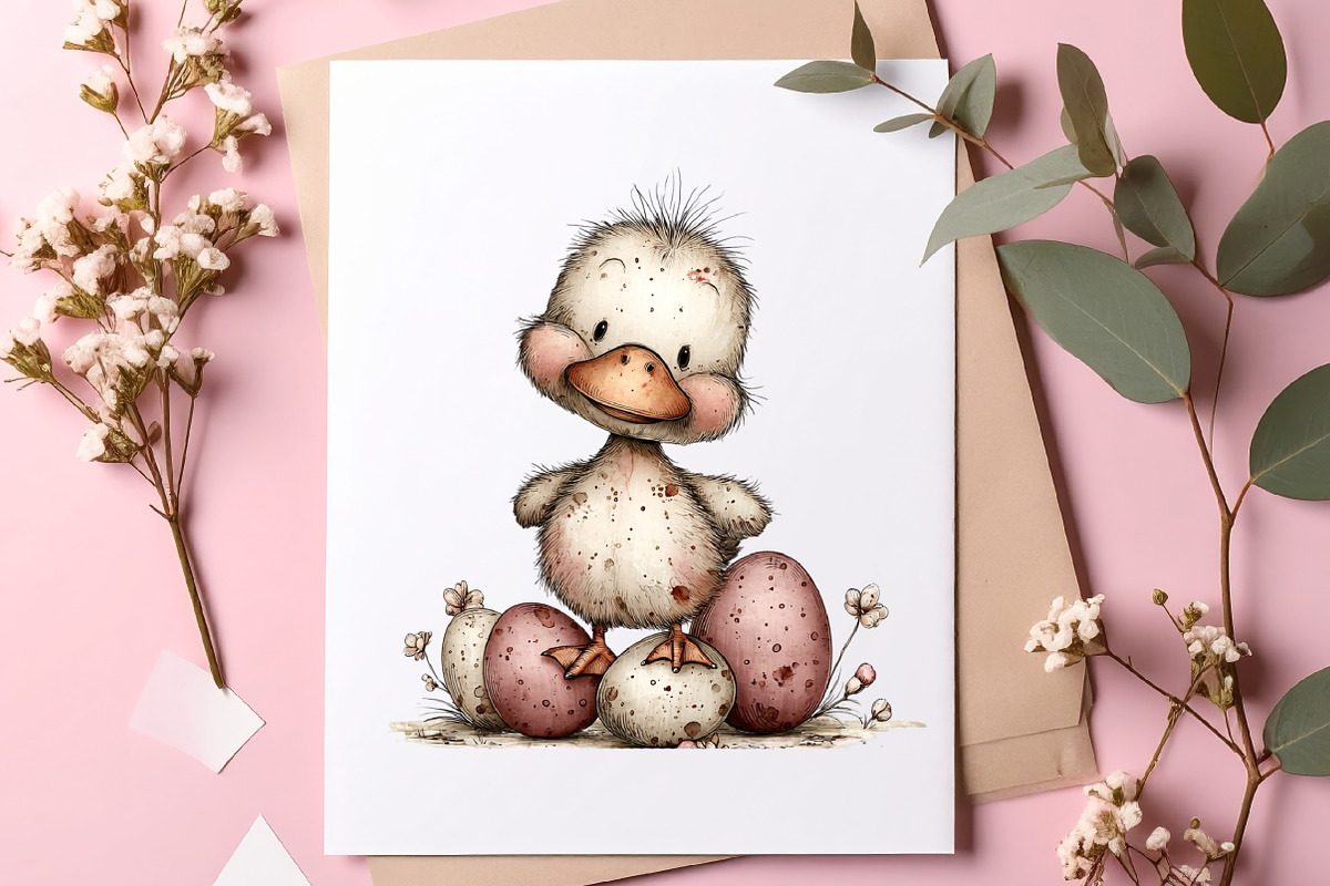 Whimsical Easter Clipart, an Illustration by SinaCreation (Photo 7 of 11)