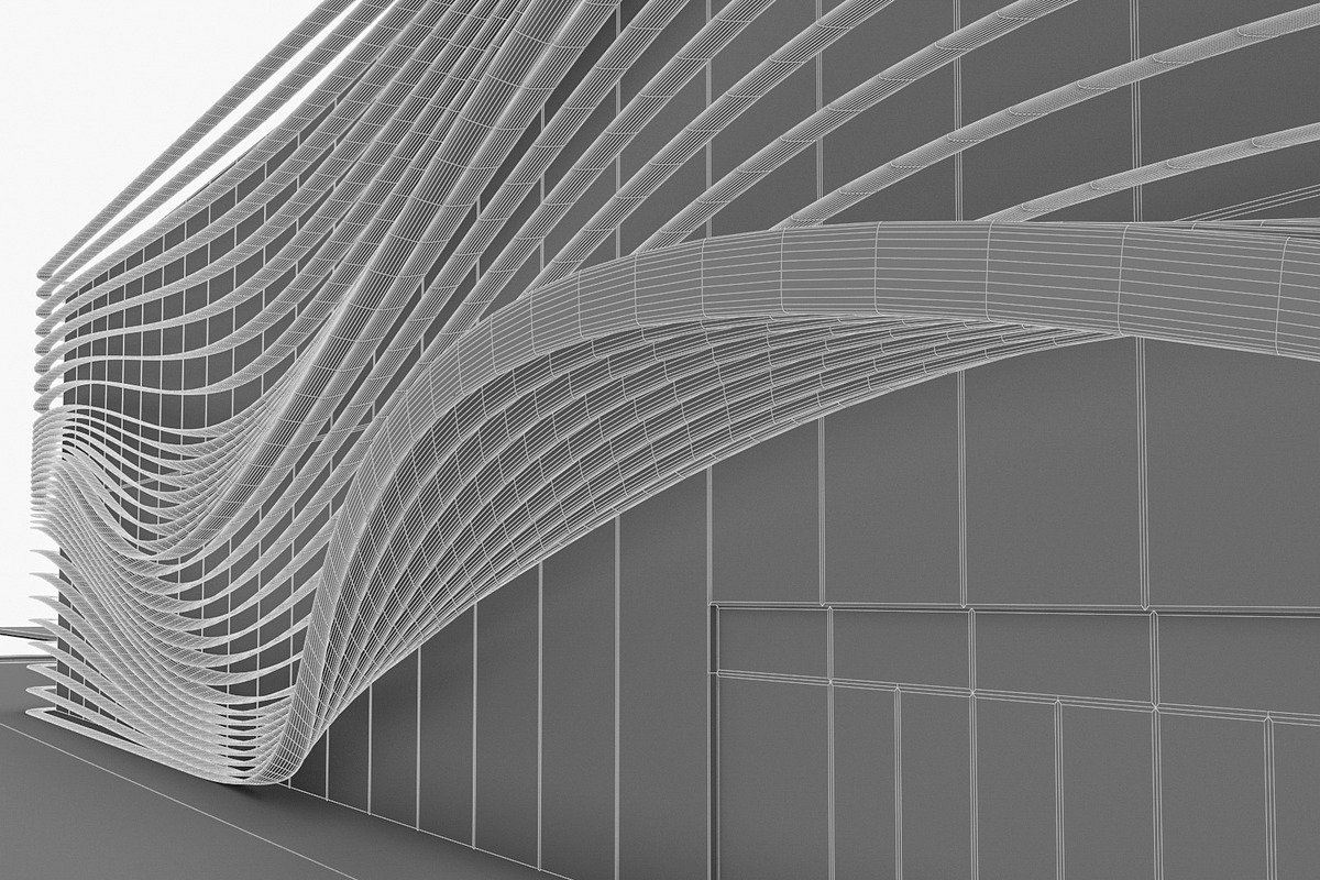 Modern Regional Airport, an Architecture 3D Model by 3DNUTS (Photo 12 of 14)