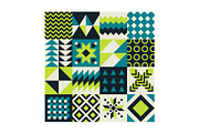 Seamless Geometric Patterns Bundle, a Pattern Graphic by Neo Geo (Thumbnail 3 of 9)