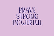 Quirky Quotes, a Serif Font by Carrtoonz (Thumbnail 3 of 5)
