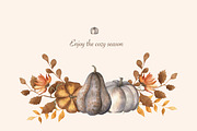 Autumn Moments Watercolor Collection, a Seasonal Illustration by ViolettaKh (Thumbnail 8 of 8)