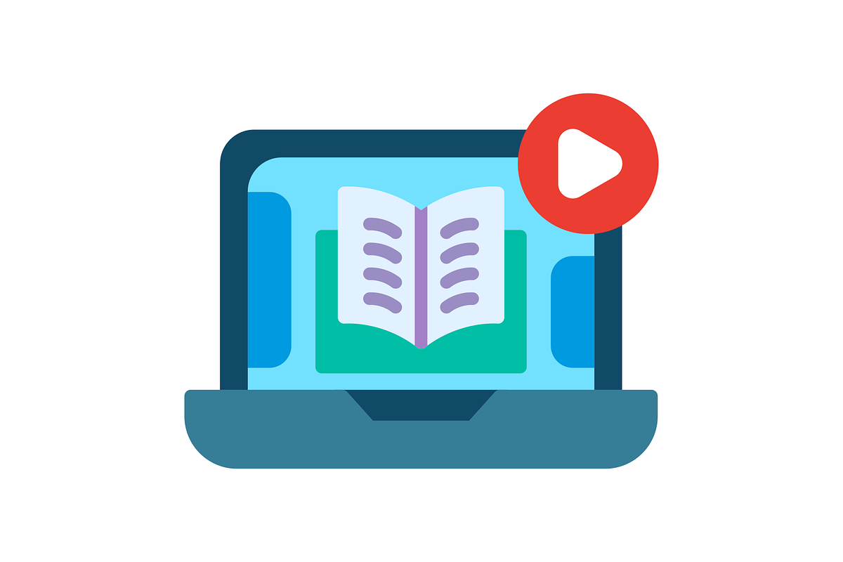 Online Course Flat Icon, a Duotone Icon by Pexelpy (Photo 3 of 3)