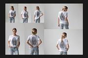 T-Shirt Mock-Up Set, a Shirt Mockup by Freeman Studio (Thumbnail 8 of 14)