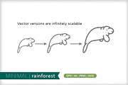 Minimal rainforest icons, an Outline Icon by Picture Window (Thumbnail 4 of 5)
