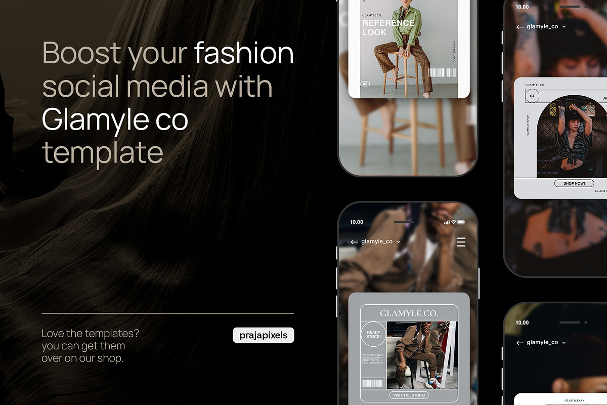 Glamyle | Fashion Instagram Post, a Social Media Template by prajapixels (Photo 6 of 6)
