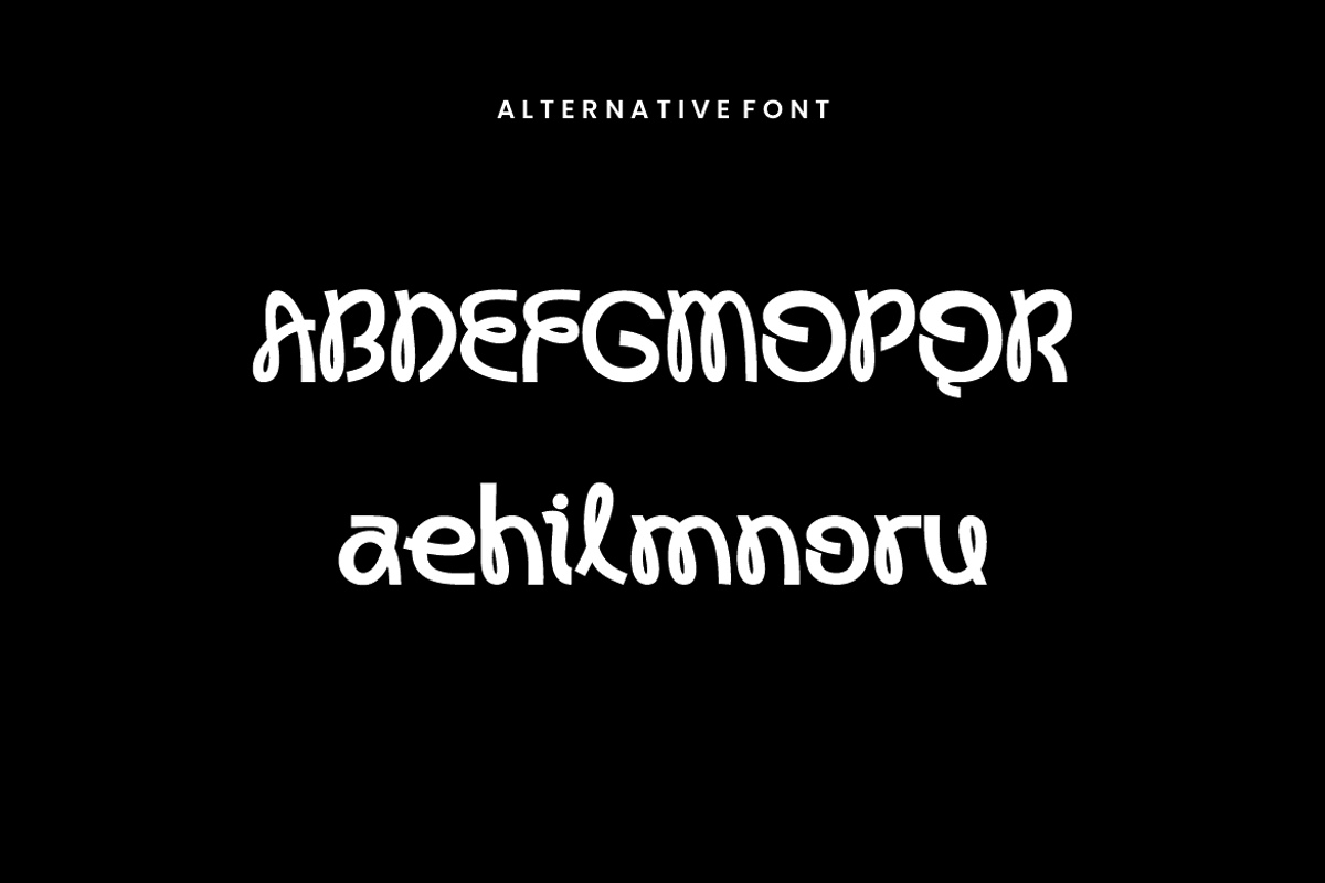 Gasteno - Experimental Unique Font, a Sans Serif Font by QR Design Studio (Photo 6 of 14)