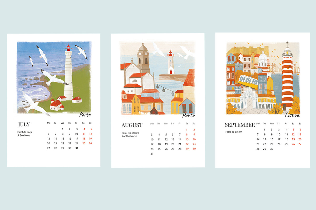 2026 Illustrated Calendar, a Print Template by Dashnpro (Photo 5 of 7)