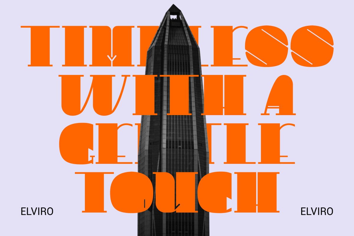 Elviro Block Font, a Font by PutraCetol Studio (Photo 4 of 5)