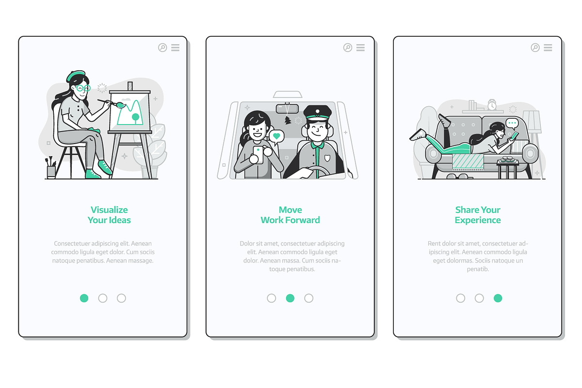 Web Marketing People Illustrations, a Person Illustration by Alex Krugli (Photo 4 of 6)