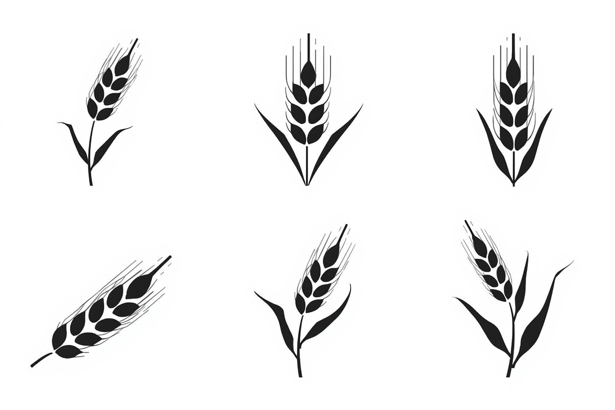 Wild Grass & Grain Vector Set, an Illustration by BIPLOB EXPERT (Photo 9 of 9)