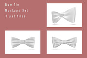 Bow Tie Mockup Set, an Apparel Mockup by moqirynart (Thumbnail 2 of 10)