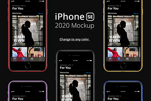 iPhone SE 2020 Mockup