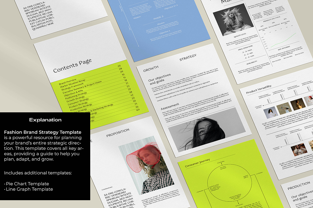 Fashion Brand Strategy Template preview 2