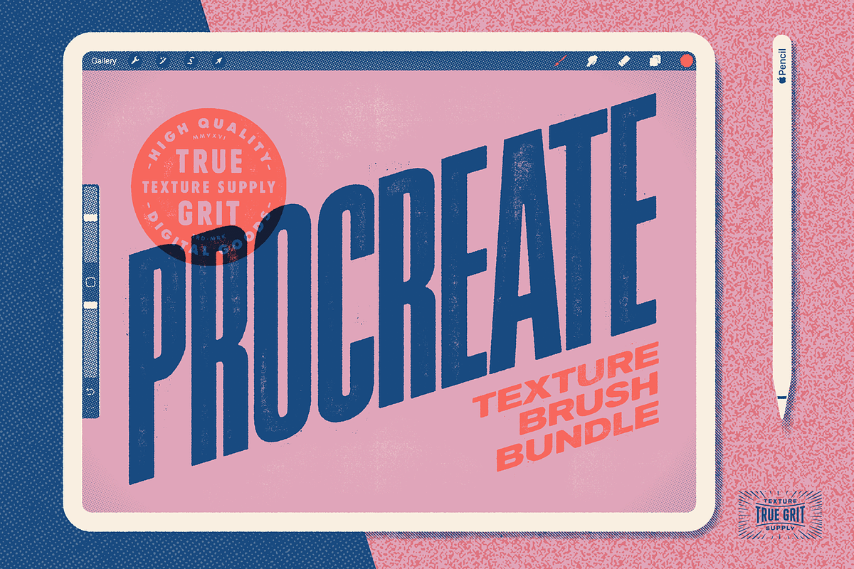 Procreate Texture Brush Bundle