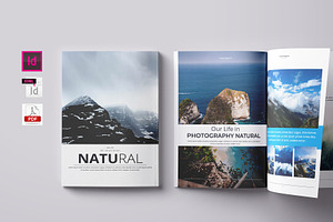 Natural Magazine Layout, a Magazine Template by obidullah_01
