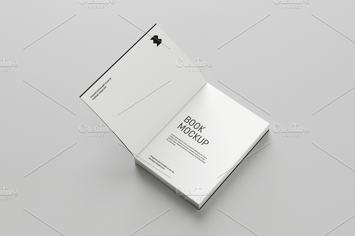 Book mockup set 8 psd file download, a Books & Magazine Mockup by MOCKUPSDESIGN (Photo 6 of 8)