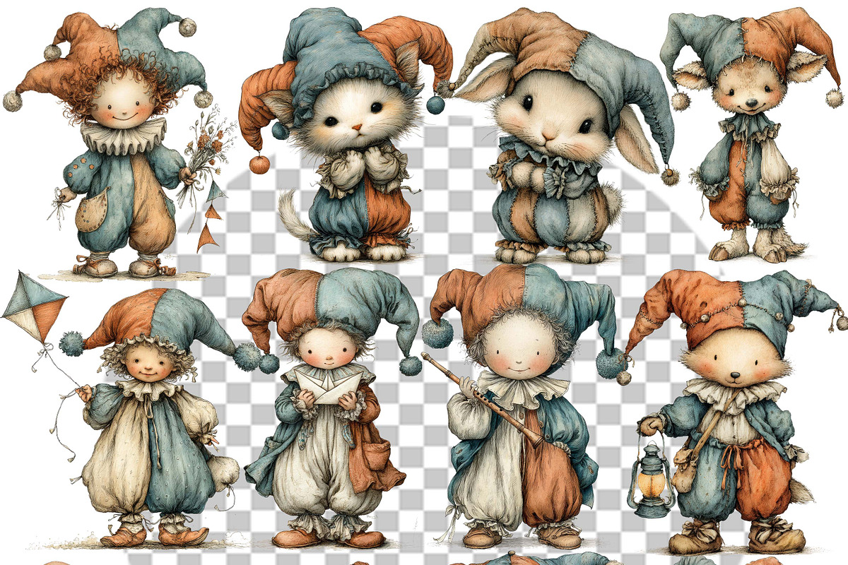 Circus Friends Storybook Clipart Art, an Illustration by one-touch (Photo 11 of 16)