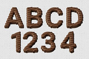 Choco Stripes Font, a Font by Handmadefont (Thumbnail 10 of 10)