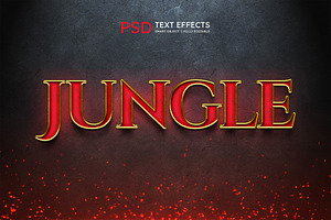 Jungle Text Effect Style