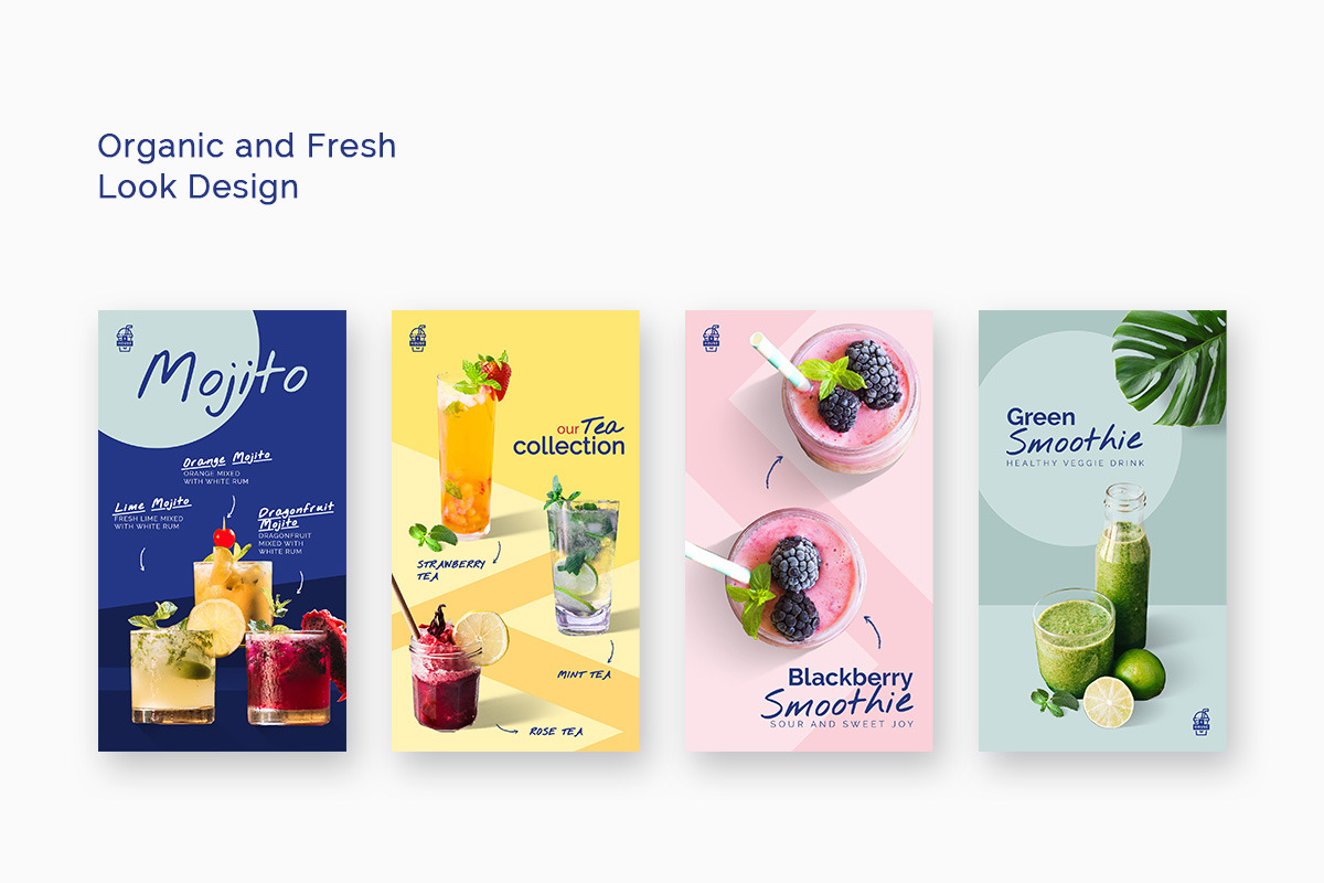 Organic Beverages Instagram Stories, a Social Media Template by Louds Studio (Photo 4 of 7)
