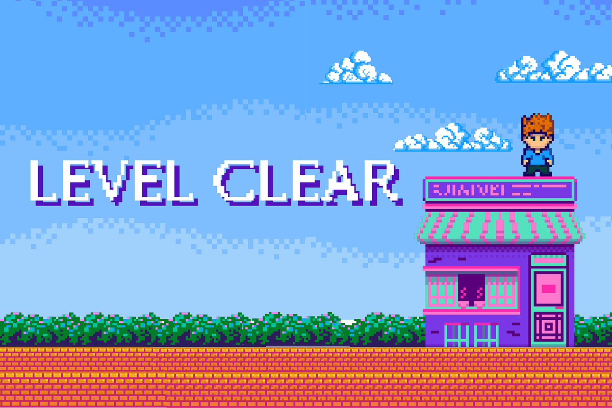 Super Arcade Font – 8-Bit Pixel Type, a Sans Serif Font by Creativetacos (Photo 3 of 10)