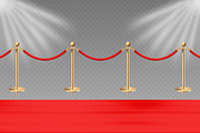 Red carpet path with golden poles, an Object Illustration by Yayasya (Thumbnail 2 of 3)