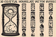 Celestial Sun Moon Hourglass Bundle, an Illustration by Gaye Art (Thumbnail 1 of 31)