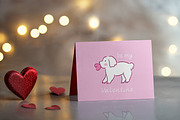 Naive dog love clipart, an Object Graphic by Alenkakarabanova (Thumbnail 5 of 10)