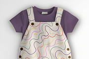 Baby Unisex Shortall Set Mockup, a Hoody Mockup by Nora Gad (Thumbnail 13 of 16)