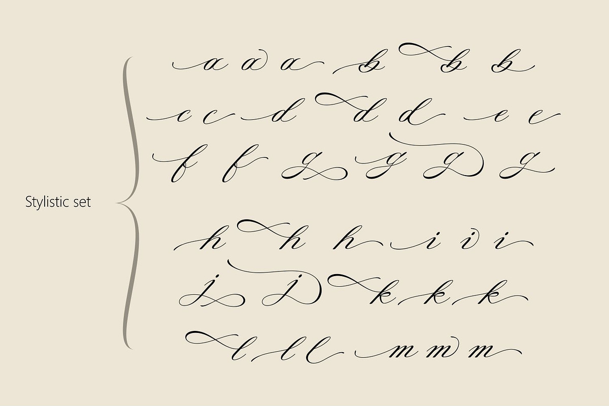 Ravely Belle Script Wedding Font, a Script Font by WhymoreArt (Photo 6 of 12)