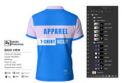 T-Shirt Jersey Short Mockup, a Shirt Mockup by Nanggroe Scripting (Thumbnail 8 of 9)