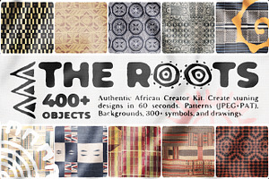 Authentic African Patterns, Symbols, an Object Graphic by bbymedia.store