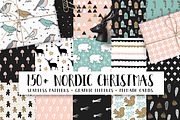 150+ Nordic Christmas set, a Decorative Illustration by Tabita's shop (Thumbnail 1 of 8)