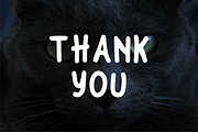 Black Cats - Cartoon Font, a Sans Serif Font by Fourteen Letter (Thumbnail 5 of 7)
