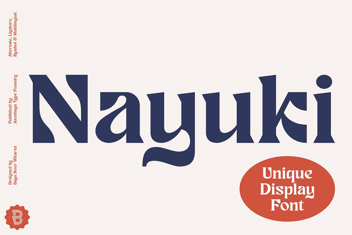 Nayuki Font, a Serif Font by Asenbayu (Photo 1 of 14)