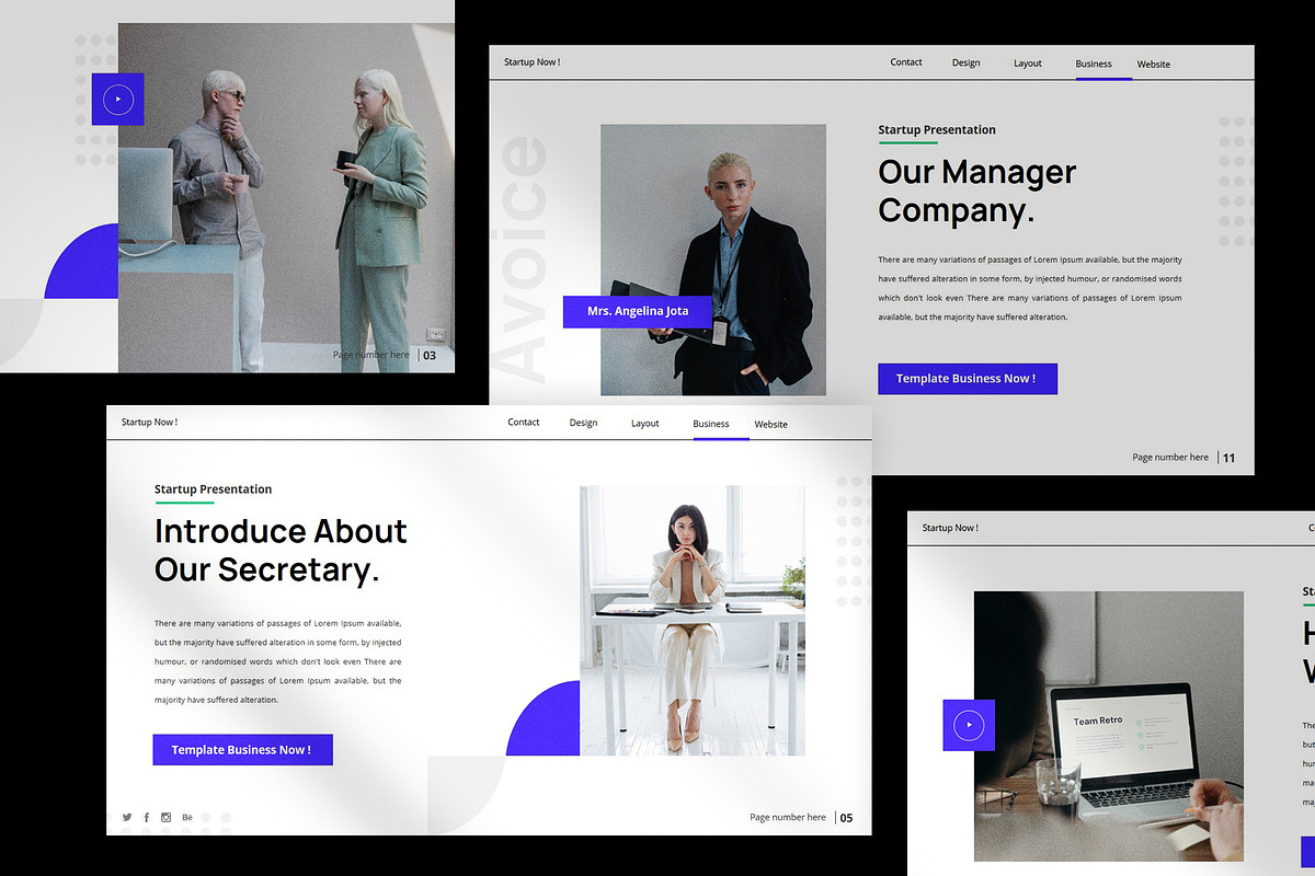 Avoice Powerpoint Presentation, a Presentation Template by slidenotion (Photo 7 of 7)
