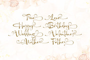 Halone - Calligraphy Font Script, a Script Font by haniefart (Thumbnail 2 of 10)