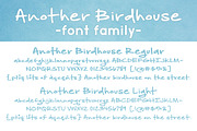 Another Birdhouse Font Family, a Script Font by Brittney Murphy Design (Thumbnail 2 of 2)