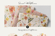 Sunset Wildflowers Delicate Flora, a Decorative Illustration by SunnyAfternoons (Thumbnail 14 of 15)