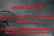Demon Monster, a Handwritten Font by Yoga Letter (Thumbnail 10 of 10)