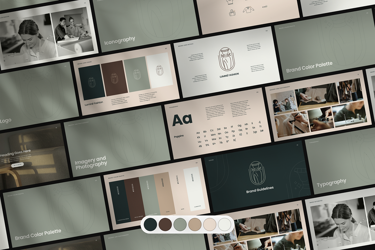 Figma Minimalistic Brand Guidelines, a Presentation Template by andrisetiawannn (Photo 2 of 5)