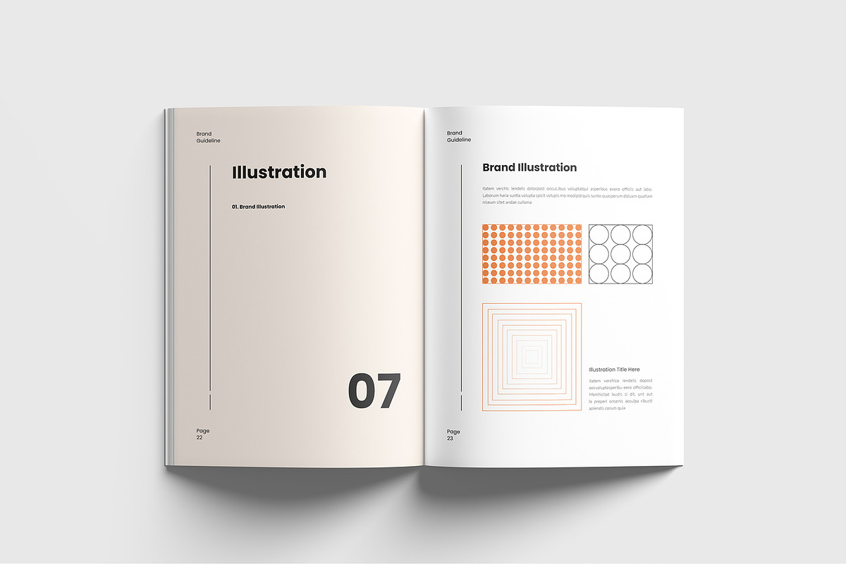 Brand Guideline Template, a Brochure Template by RusenoelType (Photo 12 of 15)