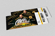 Church Conference Pass, a Card Template by Psd Templates (Thumbnail 2 of 3)