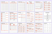 2025-26 Budget Planner Bundle Canva, a Stationery Template by Mustafiz (Thumbnail 4 of 5)