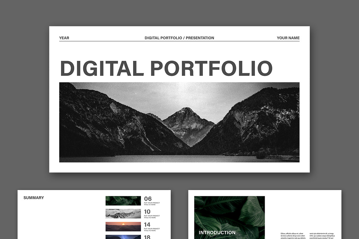 Digital Photography Portfolio Layout, a Presentation Template by tomsarraipodesign (Photo 2 of 2)