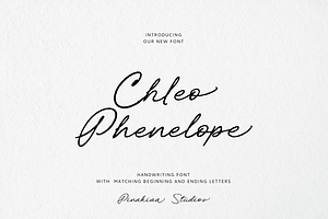 Chleo Phenelope Handwriting